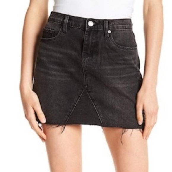 BLANKNYC Studded Denim Mini-Skirt 27 - Picture 2 of 16